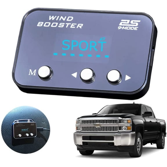 Pedal Throttle Response Controller PC65 Compatible for Chevrolet Silverado 1500 2500HD 3500HD(2007-2019) Tahoe Yukon Sierra(2007-2019) Throttle Pedal Electronic Response Controller