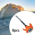 thumbnail image 6 of figatia 8x Tent Nails Multifunction Windproof Ground Nails Tent Pegs Camping Stakes for Outdoor Backpacking Camping Garden Rain Tarps B, 6 of 8