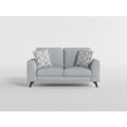 thumbnail image 2 of Ricca Loveseat with 2 Pillows-Cloud White Chenille-Wood-64 Inch, 2 of 6