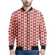 thumbnail image 3 of Chaqueta bomber con estampado de hojas de arce de Canadá para hombre, sudadera de manga larga en 3D, chaqueta bomber con cremallera de gran tamaño y estilo urbano, 3 of 5