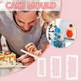 thumbnail image 1 of Geometric Square Cake Cutter Set Multifunctional Cookie and Fondant Cutting Tool for Beginners and Cake Decorators, 1 of 6