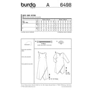 Burda Paper Sewing Pattern 6498 - Dresses for Women