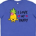 thumbnail image 4 of Inktastic I Love My Pappy with Pineapple Youth T-Shirt, 4 of 5