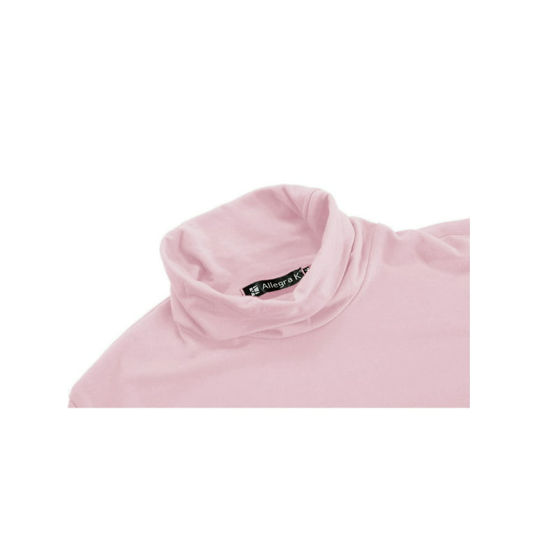 svar trække Eftermæle Unique Bargains Men's Lightweight Long Sleeve Pullover Top Turtleneck T-shirt  Pink 40 - Walmart.com