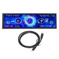 thumbnail image 2 of Computer Case Secondary Screen, Multifunctional PC Temperature Display Energy Saving 8.8 Inch  for PC Computer Case, 2 of 7