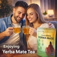 thumbnail image 2 of DEZEN Yerba Mate Tea Powder Drink Mix, Digestive Support & Natural Caffeine, Low Sugar, 11.64 oz, Pack 5, 2 of 8