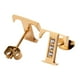 thumbnail image 3 of Juego Joyería Mujer, Collar Aretes Inicial Letras LuckyLy, Acero Inoxidable Baño de Oro 18k dorado UNITALLA, 3 of 6
