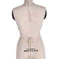 thumbnail image 3 of Women's Sexy Crochet Cropped Top Halter Neck Butterfly Knitted Bandage Strap Top Camisole Beach Bikini Bra, 3 of 6