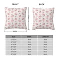 thumbnail image 2 of Pofeuu Floral Strawberr Print Double-sided plush pillowcase Square Throw Pillow Covers Pillows Cover for Living Room Bedroom Sofa Couch Cushion Cover（No pillow core）-20"x20", 2 of 7