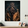 thumbnail image 2 of Designart Anthropomorphic Of Octopus Portrait VI Canvas Wall Art, 2 of 5