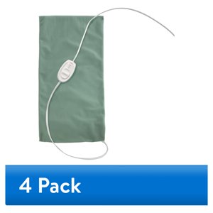 Sunbeam King Size Heating Pad, 12" x 24", 4-Pack