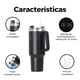 thumbnail image 3 of Termo para Cafe y Agua de Acero Inoxidable GAON 1 L Negro Doble Pared, 3 of 5