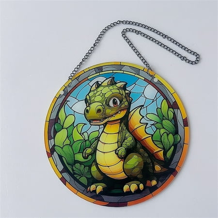 

BeyXokBey Clearance Household pendant Handmade Colored Glass Decorative Pendants European Retro Animal Pendant Design Artistic Atmosphere To The Living Room Or Space.