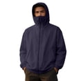 thumbnail image 3 of LWFFDAW Men's UPF 50+ Sun Protection Jacket Hooded with Mask Lightweight Long Sleeve Hooded Jackets Breathable Loose Hiking Athletic Jacket, 3 of 8