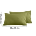 thumbnail image 3 of Usloyux Under $5 Body Pillowcase Set, 2 Piece Cooling Pillow Cover, Breathable Fabric for Hot Sleepers, Full Length Pillow Protector, Soft Velvet Feel, All Season Use, 3 of 6