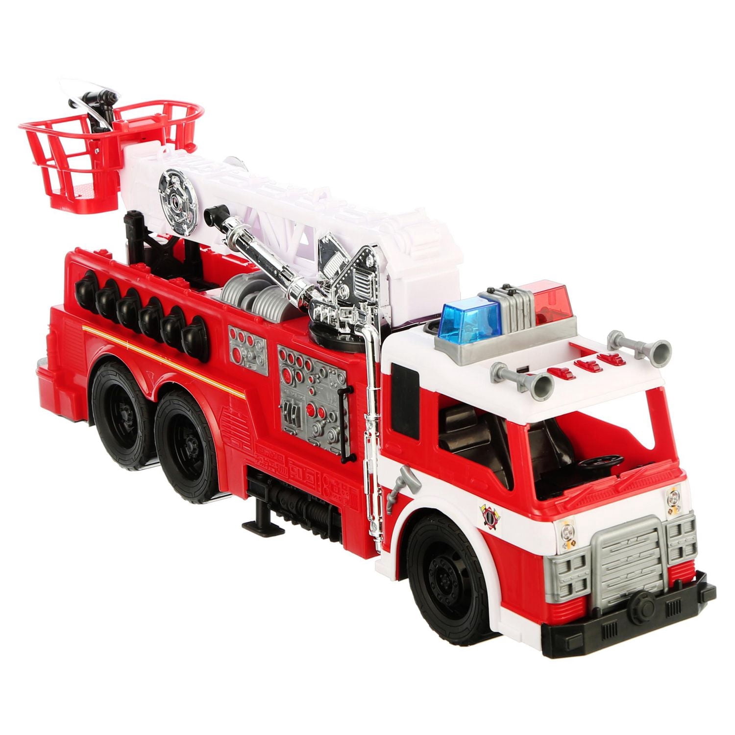 Kid Connection Fire Truck Play Set, 10 Pieces, Light & Sound