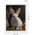 thumbnail image 2 of Diamond Art Kit for Adults, Rabbit With Oranges And Vase Diamond Painting for Adults Beginners, 5D DIY Diamond Art Painting Kits, Colorful Diamond Painting Craft for Home Decor 12x16, 2 of 7