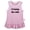 Pink Sleeveless Dresses, variant on I'll Bring the Rolls Funny Dresses For Baby, Newborn Babies Skirts, Infant Princess Dress, 0-24M Kids Graphic Clothes (White Sleeveless Dresses, 0-6 Months)