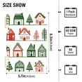 thumbnail image 2 of FORMRS 1-Subject Spiral Notebook 8" x 5" College Ruled 60 Refillable Sheet A5 Hard Cover, 2 Pack, White Christmas House, 2 of 7