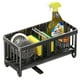 thumbnail image 1 of Apuakthei Soporte de esponja para fregadero de cocina, organizador de esponja para platos de acero inoxidable 304 inoxidable con divisor, 1 of 7
