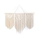 thumbnail image 1 of Estrela Macramé para colgar en la pared, tapiz tejido bohemio grande, borla de hojas, tapiz bohemio, cuerda de algodón, macramé, decoración de pared para dormitorio, sala de estar, fondo, 110 x 80 cm, 1 of 5