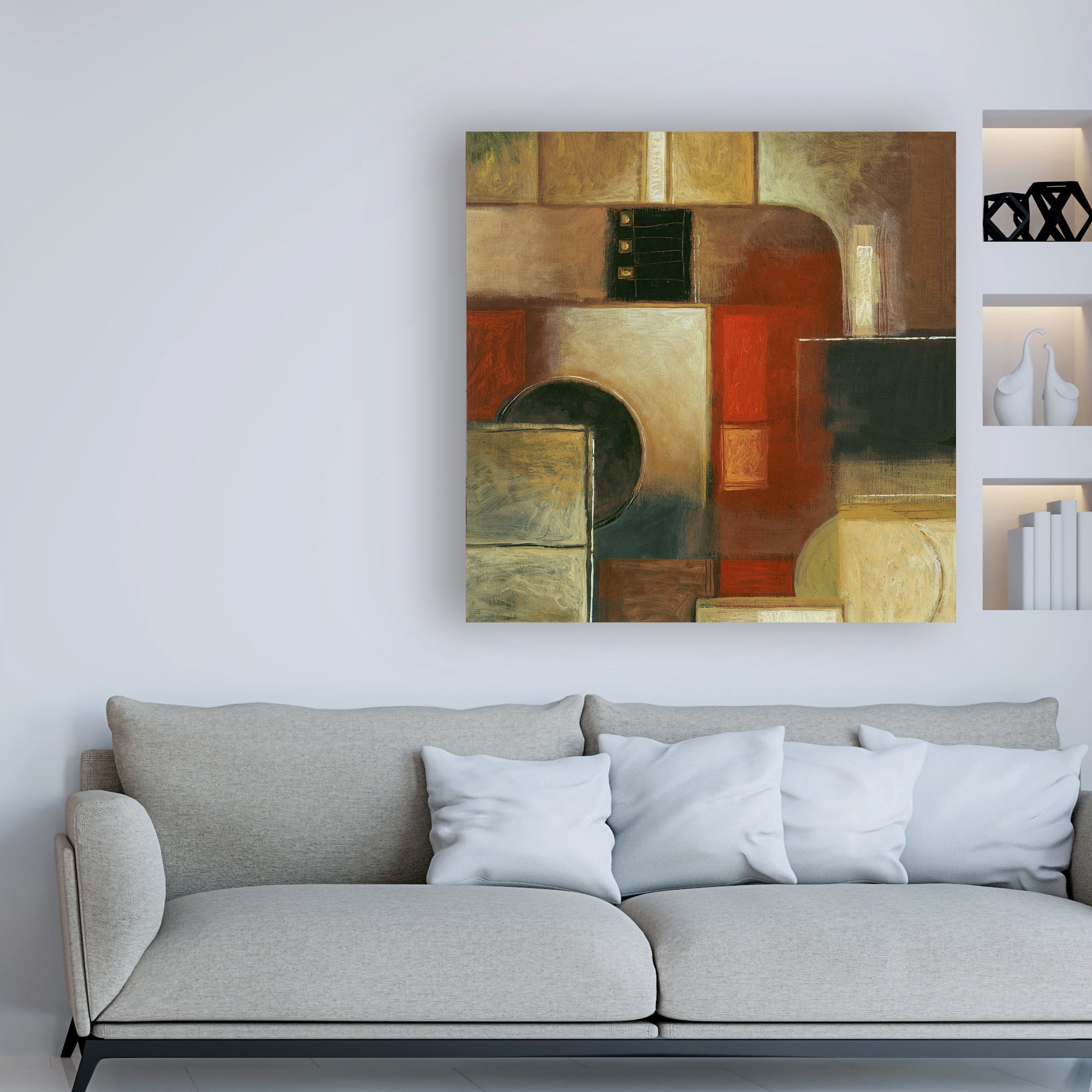 Trademark Fine Art 'Pipe Abstract ' Canvas Art by Pablo Esteban