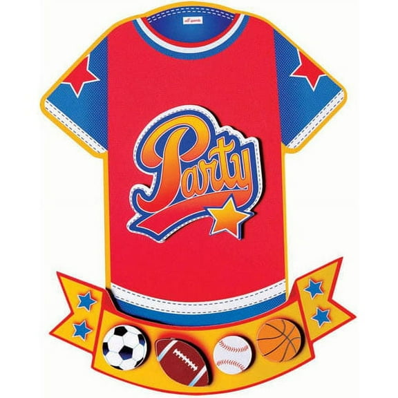 Various Sports 'Little Champs' Novelty Invitations, 8ct