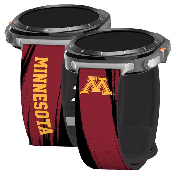 Minnesota HD Paint Stripe Unisex Watch Band for Samsung Galaxy Watch Ultra 47mm (Long)