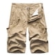 thumbnail image 2 of Pantalones cortos de verano para exteriores para hombre, pantalones cortos cargo holgados de alta calidad con múltiples bolsillos y diseño de cinco puntos, 2 of 5