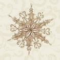 thumbnail image 2 of Brissonnet, Daphne 20x20 White Modern Wood Framed Museum Art Print Titled - Elegant Season Snowflake I Pink, 2 of 4