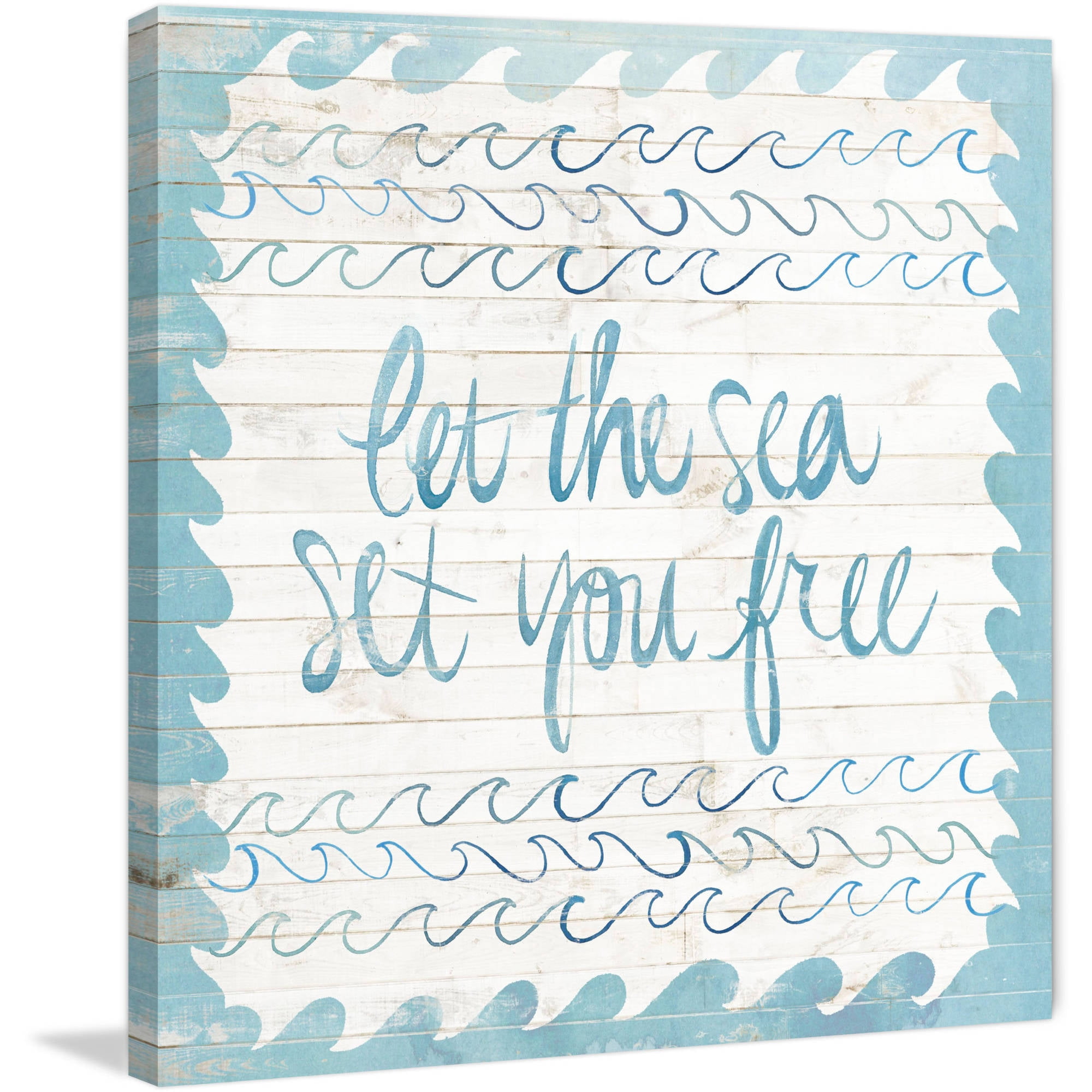 "Sea Set You Free" Painting Print on Wrapped Canvas
