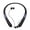 Black, variant on Neckband Bluetooth Headphone, Retractable Headphones with Bluetooth, Stereo Noise Cancelling Earphones,Neckband Bluetooth Earphones for Office Meetings and Daily Commuting