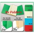 thumbnail image 4 of Pharmacy Rx Folder - 1 inch Spine - Fits 150 to 200 prescriptions - Red - 100 per Pack by Sponix BioRx, 4 of 4