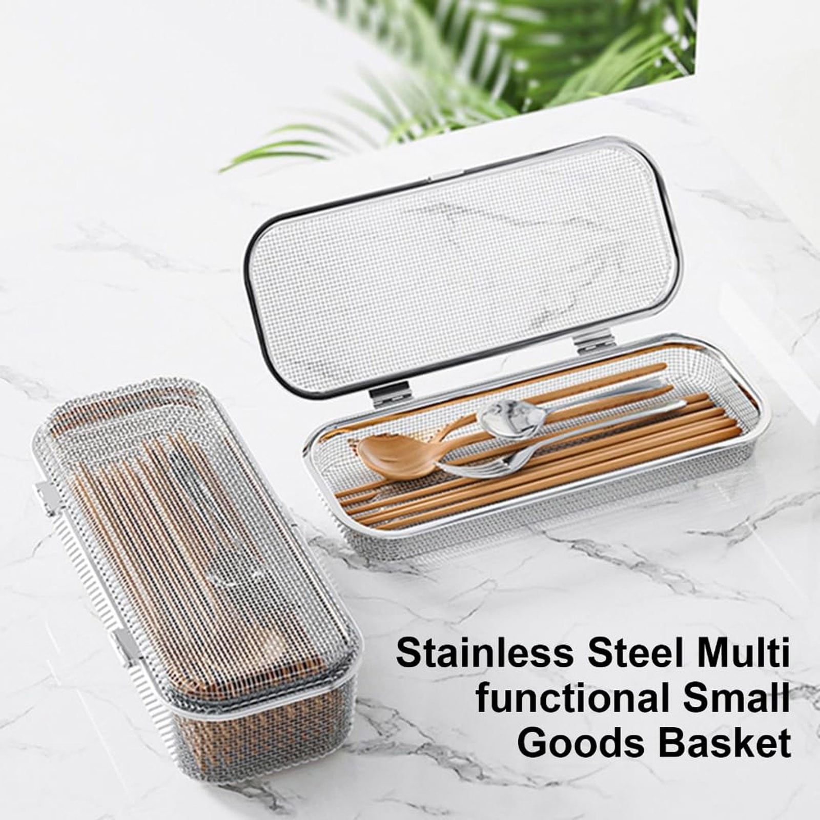 Stainless Steel Utensil Ba Sket For Kitchen Dishwasher Sa Fe Drying Rack For Spoons And Chopsticks Cutlery Holder