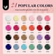 thumbnail image 2 of Kit de esmaltes de uñas en gel VANREESA, 42 unidades con luz UV, 24 colores, 2 of 7