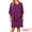 Dark Purple, variant on DARING DIVA Women's Fall 3/4 Sleeve V Neck Chiffon Cape Overlay Dress S Black