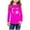 Hot Pink, variant on Odeerbi Toddler Boys Girls Long Sleeve Shirt Fall Winter Base Layer Cartoon Printed Undershirt Cute Print Shirts Crewneck Tops Dressy Casual Blouses Kids Clothes Olive Green