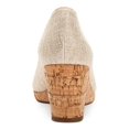 thumbnail image 2 of CHARTER CLUB Womens Beige Crisscross Strap Side Cut-Outs Comfort Toniie Round Toe Wedge Slip On Sandals Shoes 10 M, 2 of 4