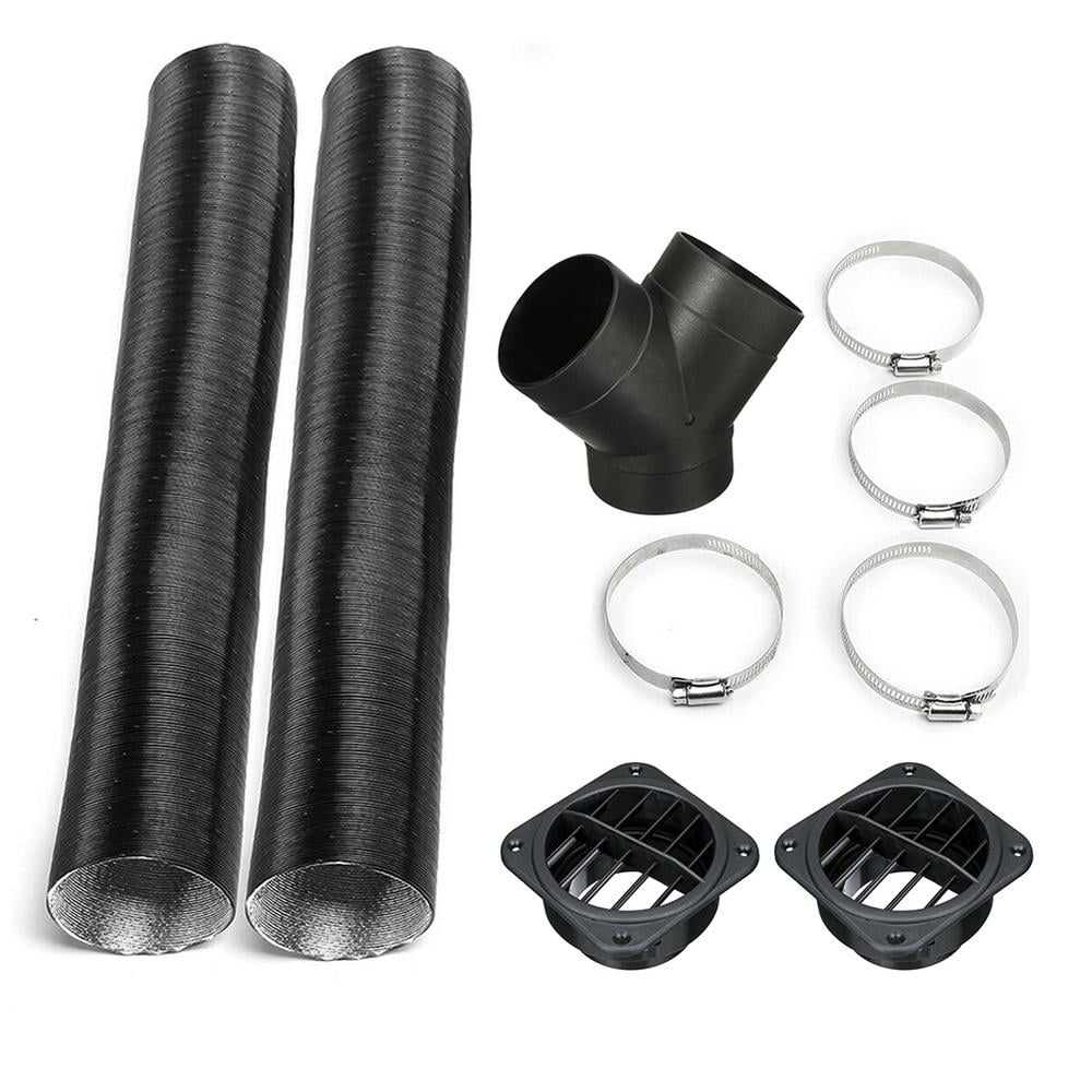 Tohuu Heater Air Tubes Car Heater Duct Vent Kit 75mm Preheater Hose Air