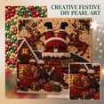 thumbnail image 6 of Christmas Pearl Diamond Art Kit for Adults, 7.87in Santa Chimney Bead Painting Craft Set with Tools for Holiday Home Decor, 6 of 6
