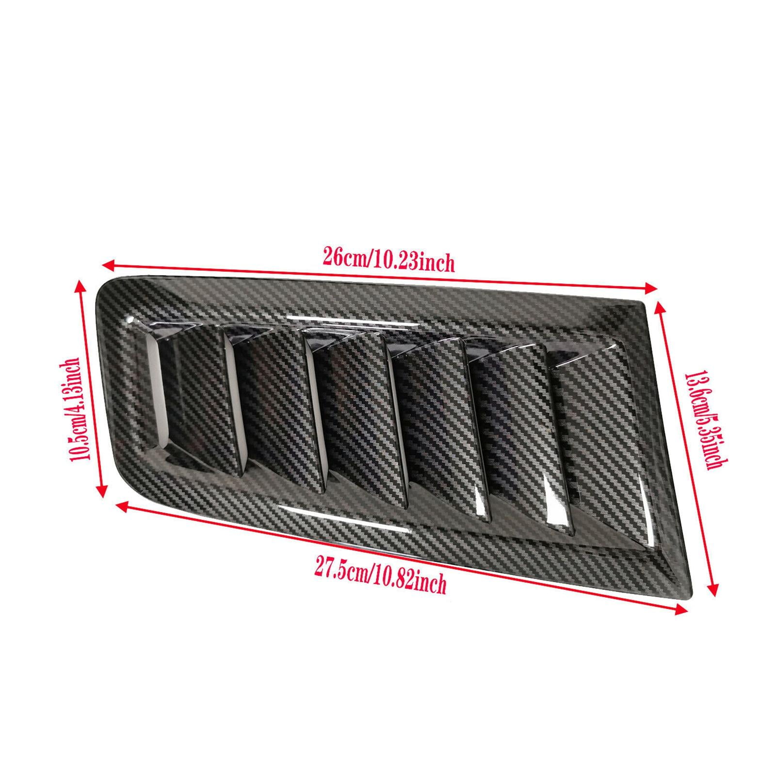 jiaping 2Pcs Car Hood Vent Scoops Replace Parts Modified Accessory Air Flow Intake Hoods