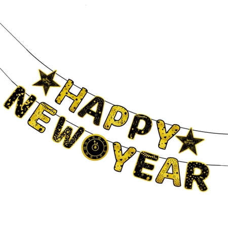 SDFGTstore New Year s Eve Decoration Happy New Year Banners Decoration New Year Balloons