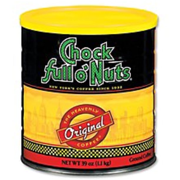 Office Snax Ofx00139 Chock Full O Nuts Ground Coffee, 33.9Ounce Can