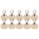 thumbnail image 2 of Portatarjetas con forma de bombilla Vertical, Base de madera, posición, adorno de escritorio Simple, 10 Uds., 2 of 5