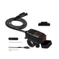 thumbnail image 4 of Enchufe para motocicleta QC3.0, cargador de carga rápida USB dual a prueba de agua, pantalla digital, voltímetro, accesorios para motocicleta, 4 of 5