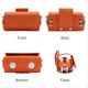 thumbnail image 5 of Bolsa para Pelotas de Golf, Bolsa de Almacenamiento Portátil en la Cintura, de PU, para 2 Soportes para Pelotas de Golf y 4 Tees de Golf, Color Naranja, 5 of 5
