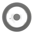 thumbnail image 1 of Thinsony Food Grade Silicone Pot Cover Rust-resistant Good Sealing Kitchen Easy To Clean Pot Lid grey 22-24-26, 1 of 6