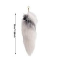 thumbnail image 3 of Artificial Tail Charm - Multi-Color Furry Keychain Accessory for , Parties & Everyday Fashion, Alluring Tassel for Women &, 3 of 6