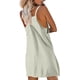 thumbnail image 4 of ICHUANYI ClearanceWomen's Summer Comfortable Casual Suspender Shorts Pocket Jumpsuit Shorts(Beige, M) ICHUANYI WER20232080501251, 4 of 8