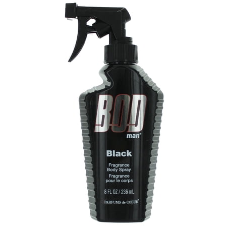 BOD Man Black Fragrance Body Spray, 8 oz